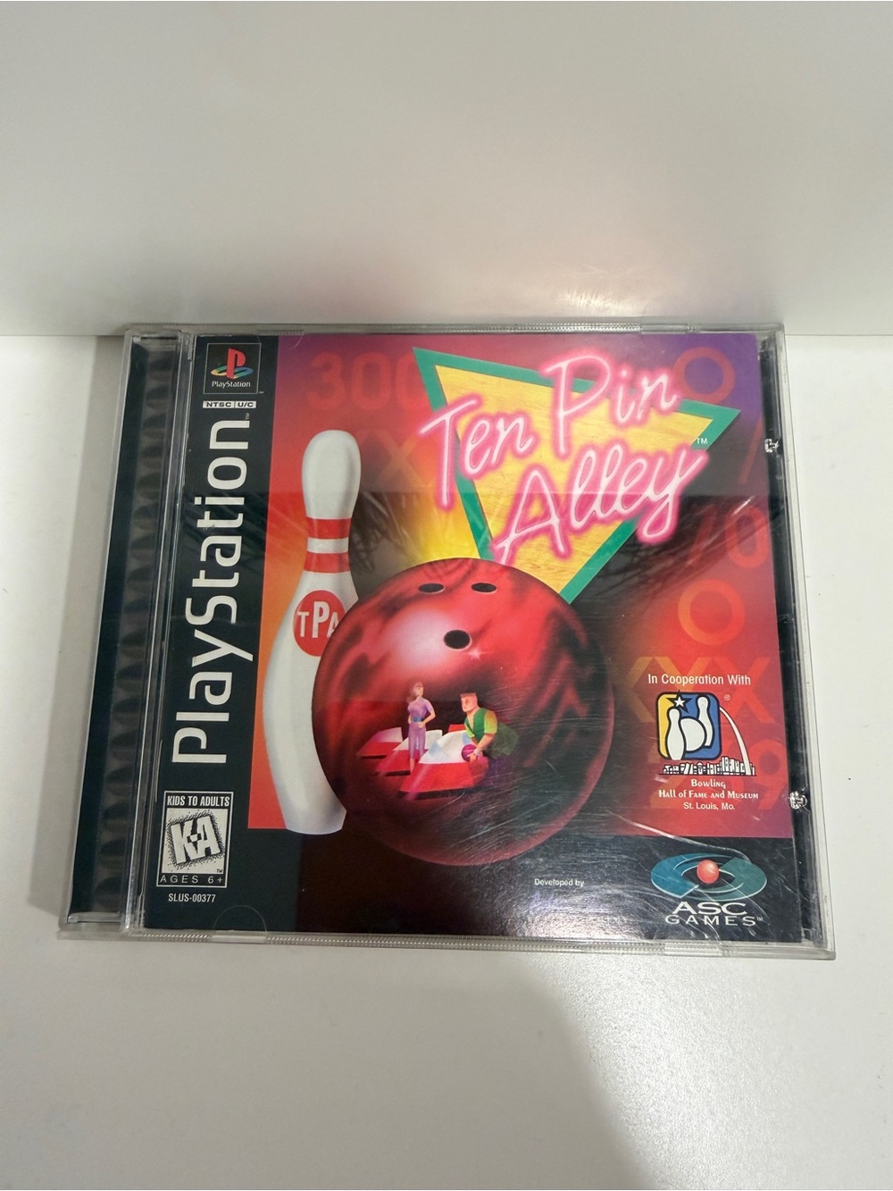 Ten Pin Alley Sony PlayStation 1 PS1 1996 Black Label SLUS-00377 Complete